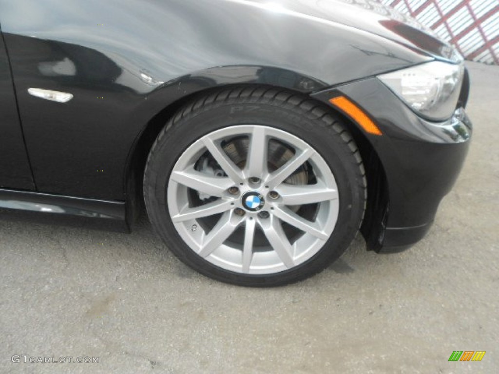 2009 3 Series 328i Sedan - Black Sapphire Metallic / Black photo #5