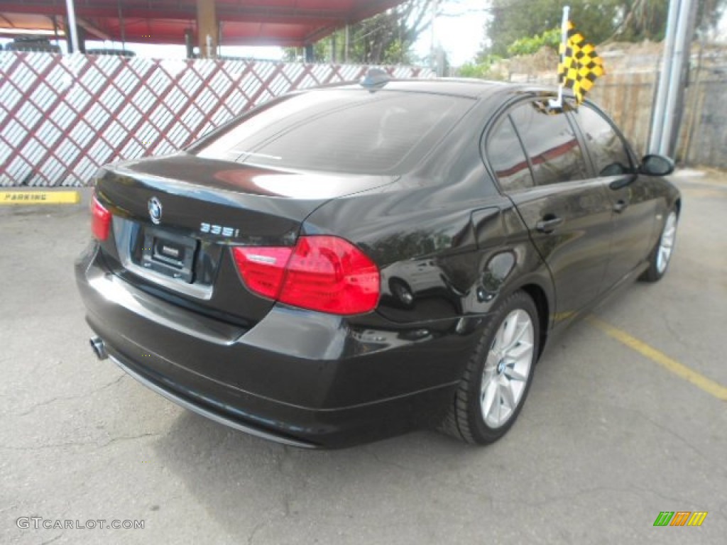 2009 3 Series 328i Sedan - Black Sapphire Metallic / Black photo #7