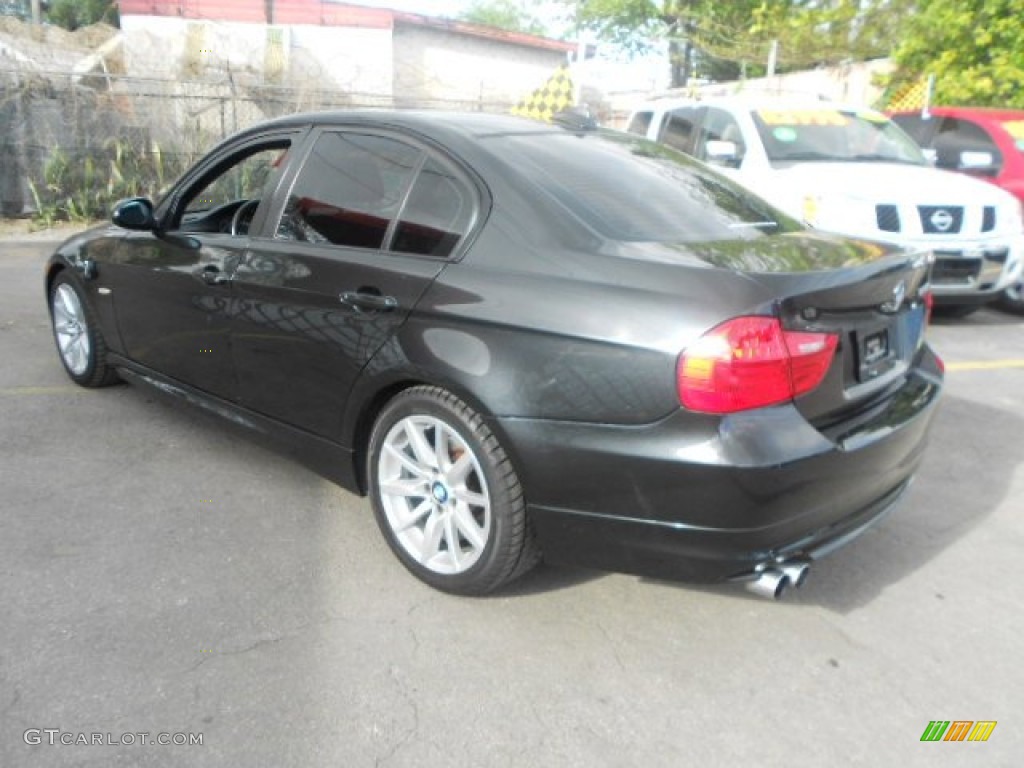 2009 3 Series 328i Sedan - Black Sapphire Metallic / Black photo #9