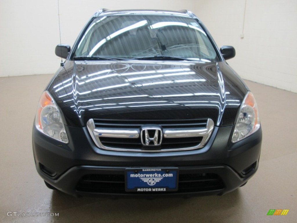 2003 CR-V LX 4WD - Nighthawk Black Pearl / Gray photo #2