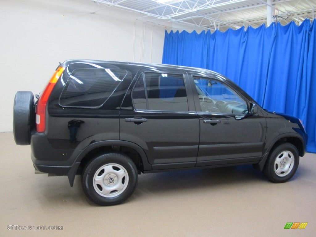 2003 CR-V LX 4WD - Nighthawk Black Pearl / Gray photo #9