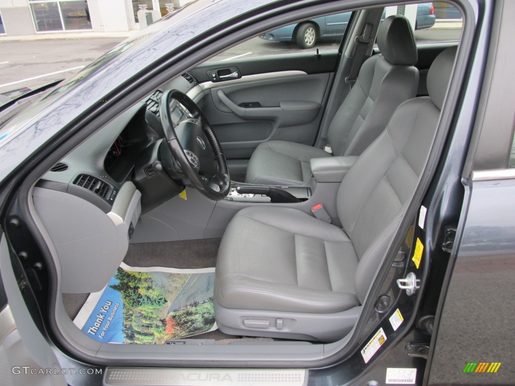 Quartz Gray Interior 2006 Acura TSX Sedan Photo #61849620