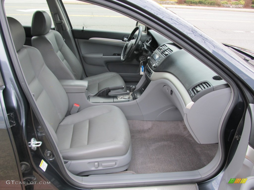 Quartz Gray Interior 2006 Acura TSX Sedan Photo #61849656