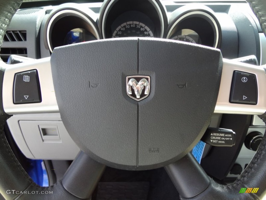 2007 Nitro SLT - Electric Blue Pearl / Dark Slate Gray/Light Slate Gray photo #26
