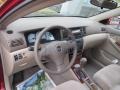 2003 Toyota Corolla Pebble Beige Interior Dashboard Photo