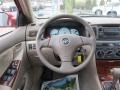 2003 Toyota Corolla Pebble Beige Interior Steering Wheel Photo