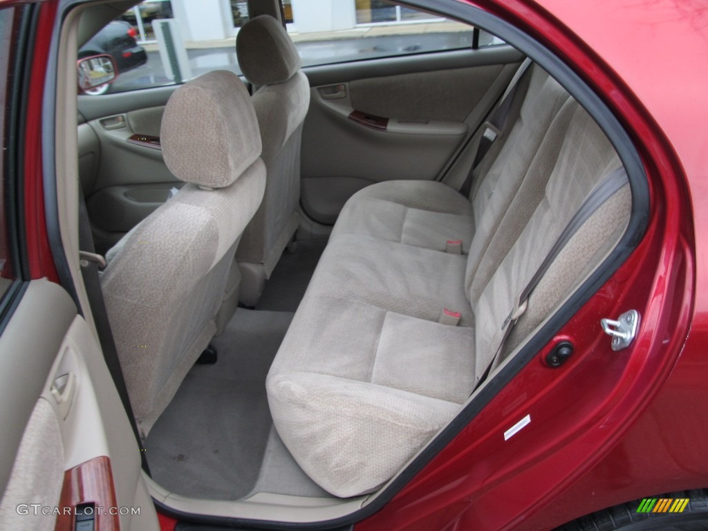 Pebble Beige Interior 2003 Toyota Corolla LE Photo #61851162