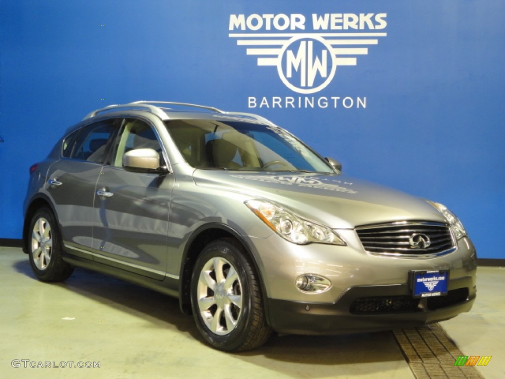 2008 EX 35 AWD - Platinum Graphite Gray / Graphite photo #1