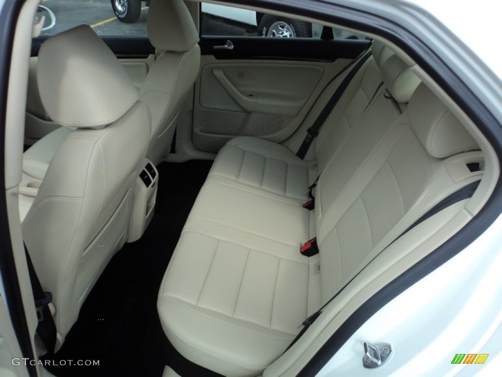 2010 Volkswagen Jetta Wolfsburg Edition Sedan Rear Seat Photo #61851972