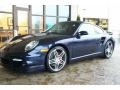 2008 Midnight Blue Metallic Porsche 911 Turbo Coupe  photo #3