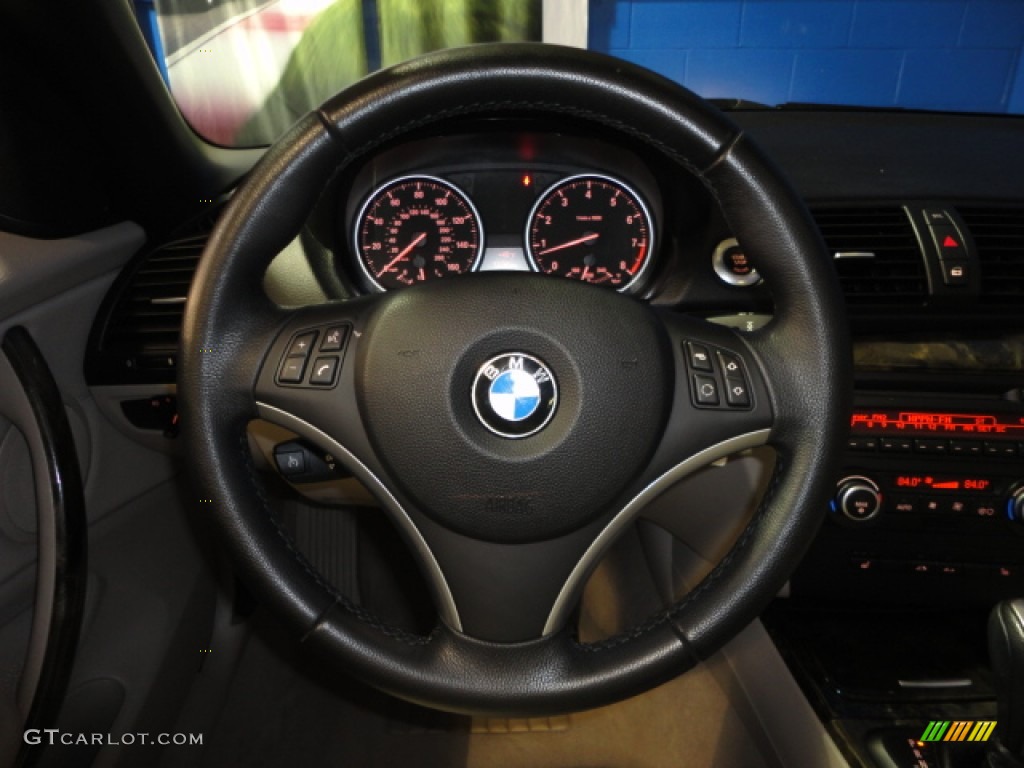 2008 1 Series 135i Convertible - Jet Black / Taupe photo #22