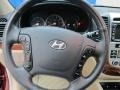 Beige Steering Wheel Photo for 2009 Hyundai Santa Fe #61853439