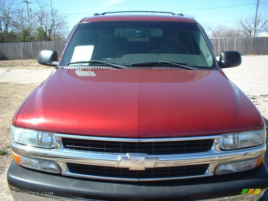 2003 Suburban 1500 LS - Redfire Metallic / Gray/Dark Charcoal photo #2