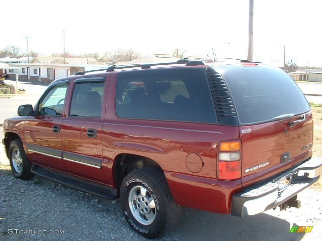 2003 Suburban 1500 LS - Redfire Metallic / Gray/Dark Charcoal photo #7