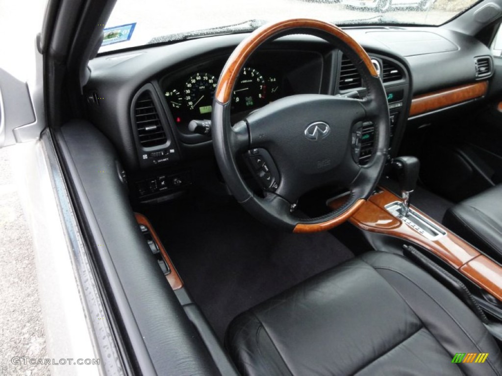 2002 QX4 4x4 - Brilliant Silver Metallic / Graphite photo #12