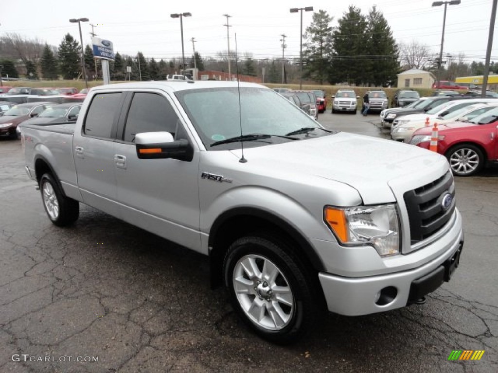 2010 F150 FX4 SuperCrew 4x4 - Ingot Silver Metallic / Black photo #6