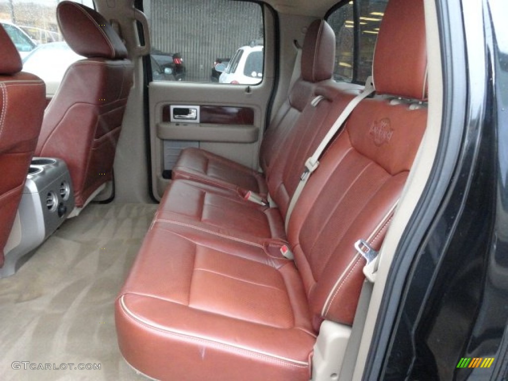 2010 Ford F150 King Ranch SuperCrew 4x4 Rear Seat Photo #61855917