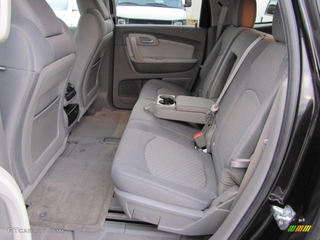 2011 Traverse LT AWD - Black Granite Metallic / Dark Gray/Light Gray photo #25
