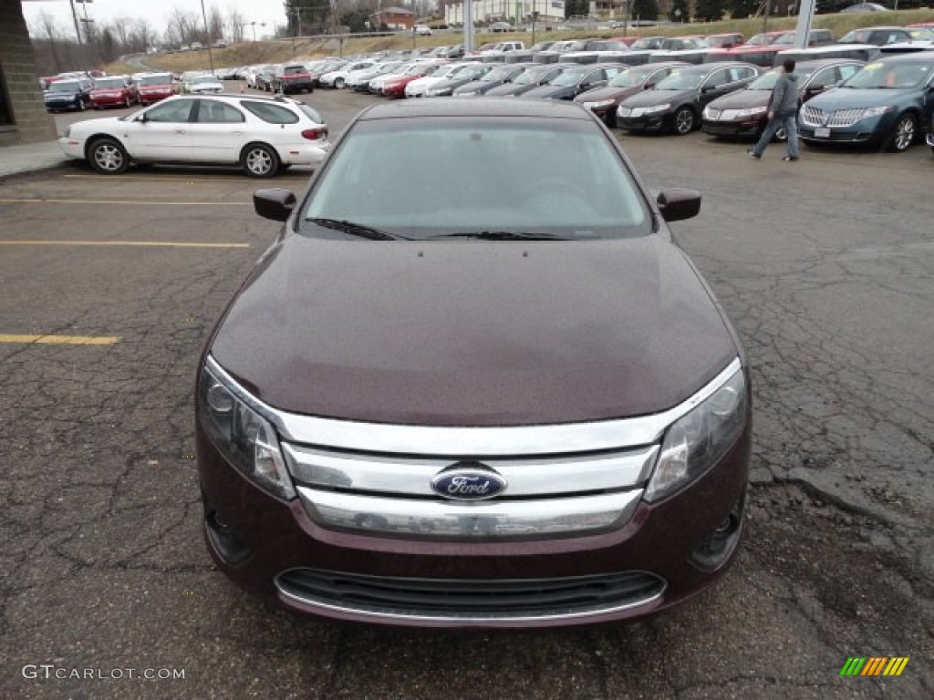 2012 Fusion SE - Bordeaux Reserve Metallic / Charcoal Black photo #7