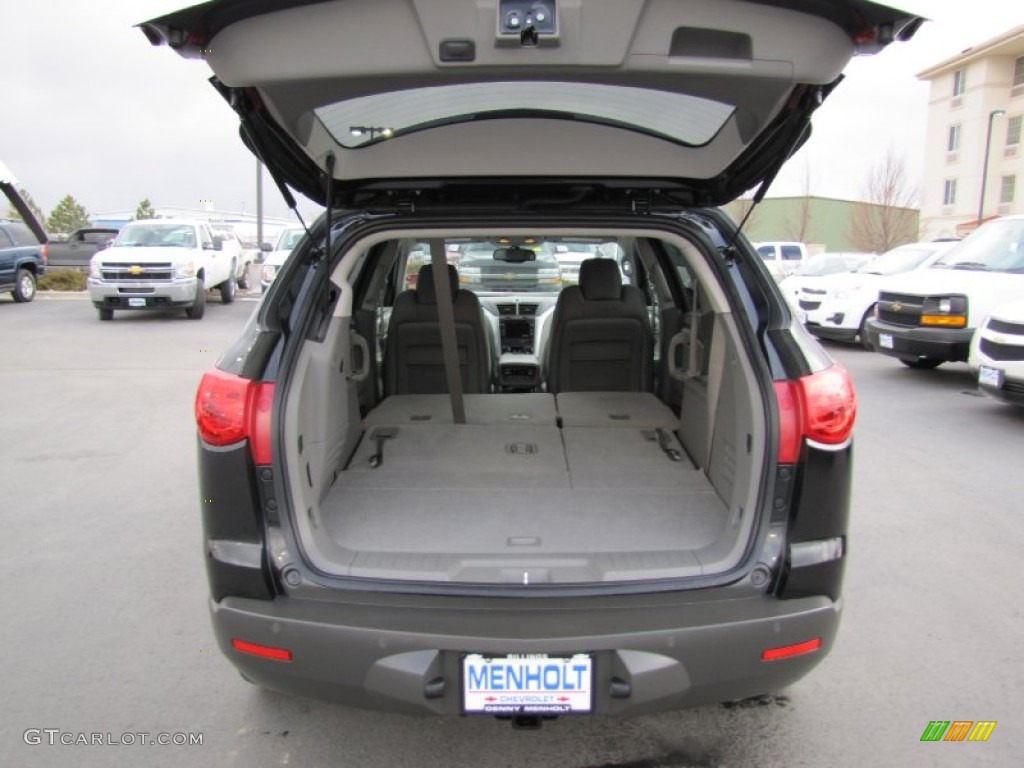 2011 Traverse LT AWD - Black Granite Metallic / Dark Gray/Light Gray photo #33