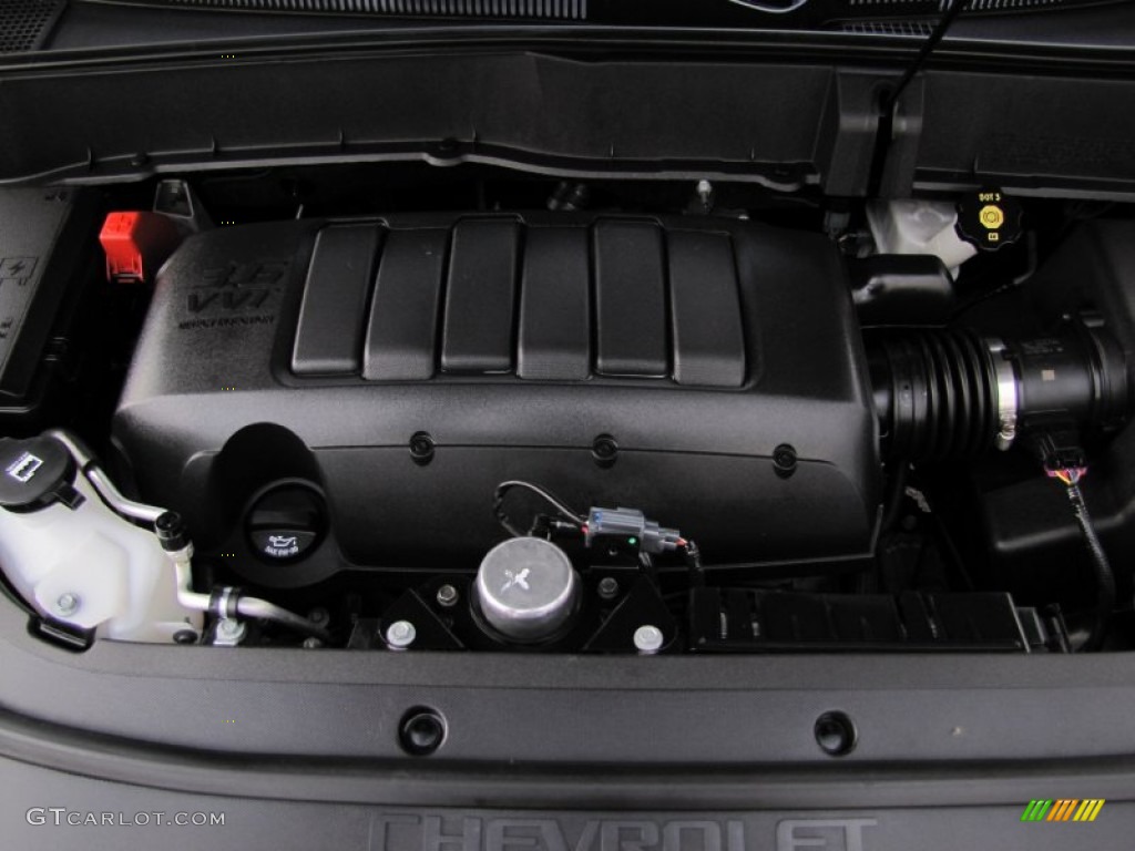 2011 Traverse LT AWD - Black Granite Metallic / Dark Gray/Light Gray photo #34