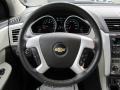 Light Gray/Ebony 2012 Chevrolet Traverse LTZ AWD Steering Wheel