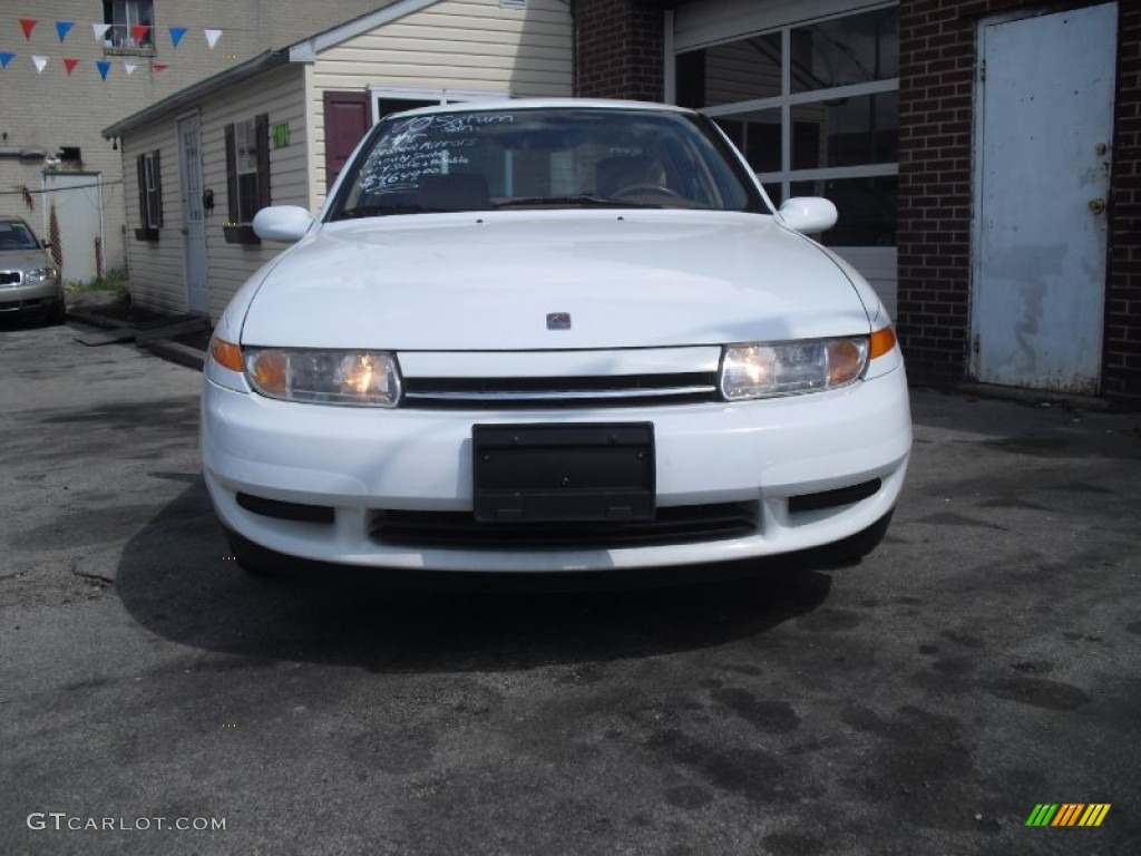 2000 L Series LS1 Sedan - Bright White / Medium Tan photo #3