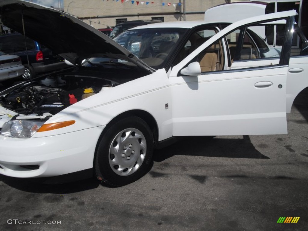 2000 L Series LS1 Sedan - Bright White / Medium Tan photo #32