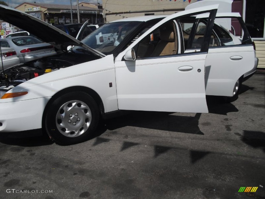 2000 L Series LS1 Sedan - Bright White / Medium Tan photo #39