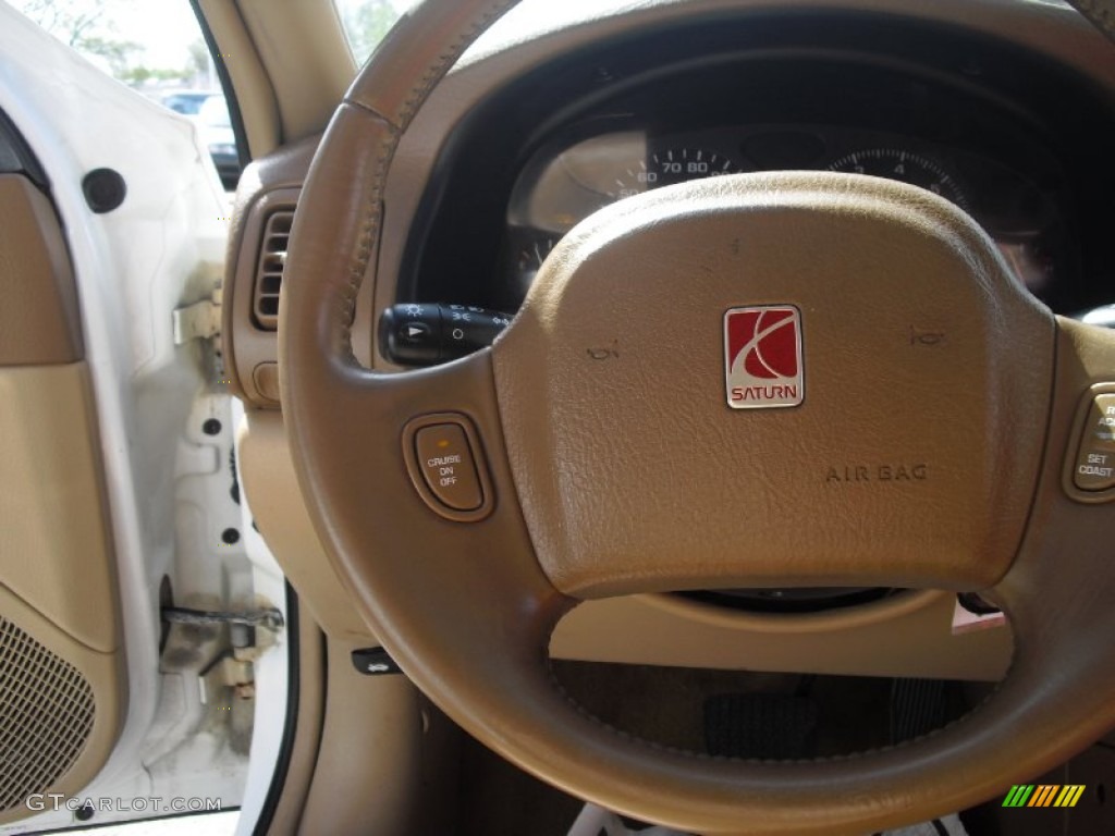 2000 L Series LS1 Sedan - Bright White / Medium Tan photo #54