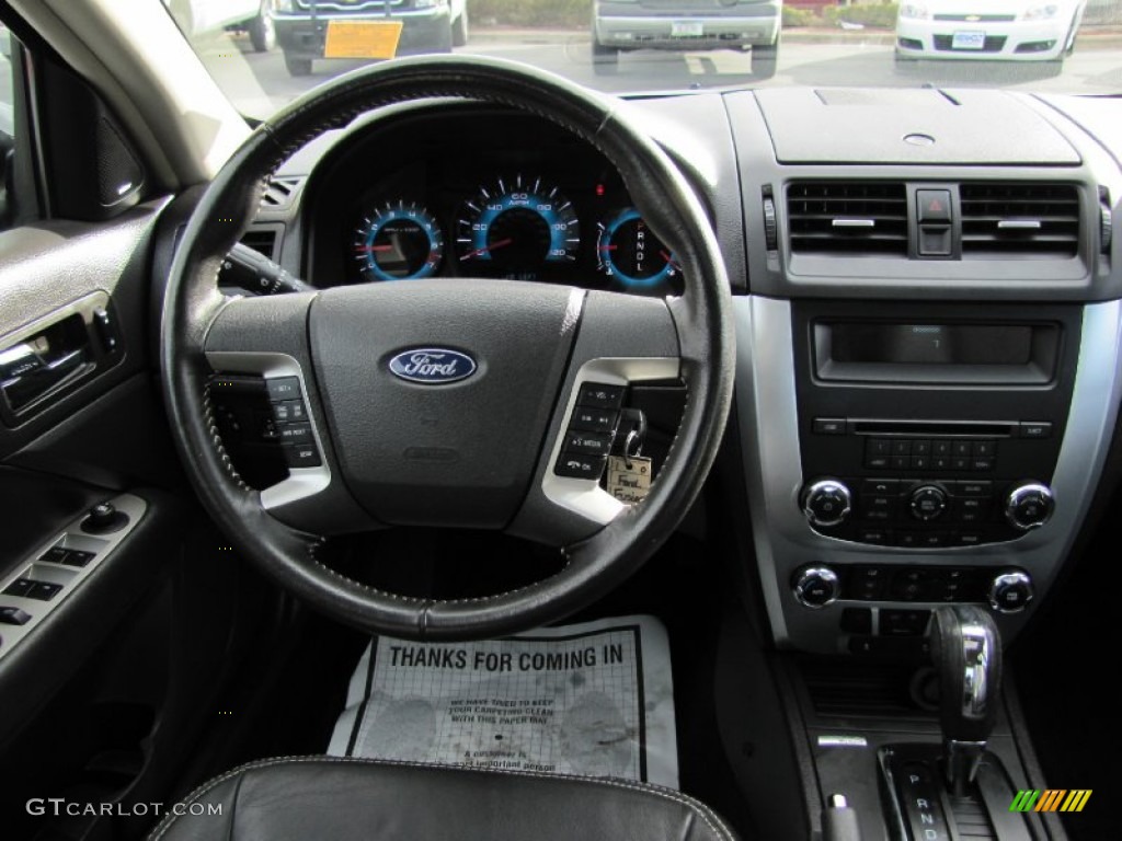 2010 Fusion SEL - Tuxedo Black Metallic / Charcoal Black photo #9