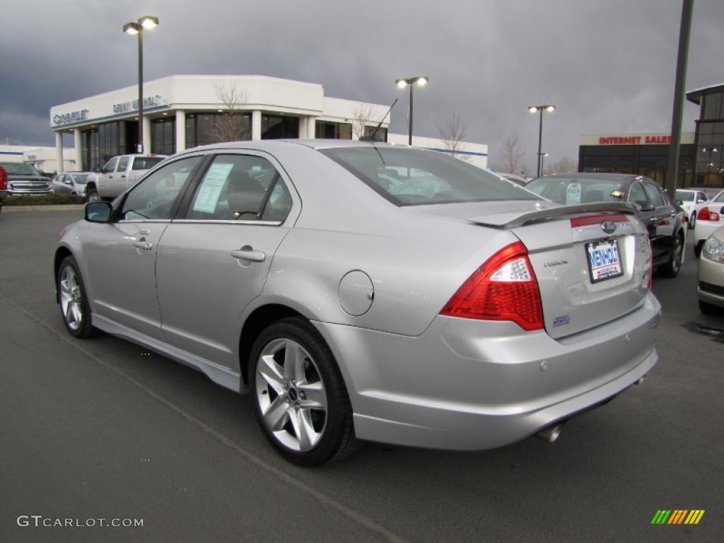 2010 Fusion Sport AWD - Brilliant Silver Metallic / Charcoal Black/Sport Black photo #5