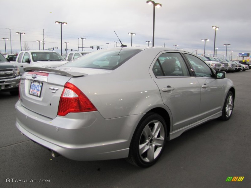 2010 Fusion Sport AWD - Brilliant Silver Metallic / Charcoal Black/Sport Black photo #7
