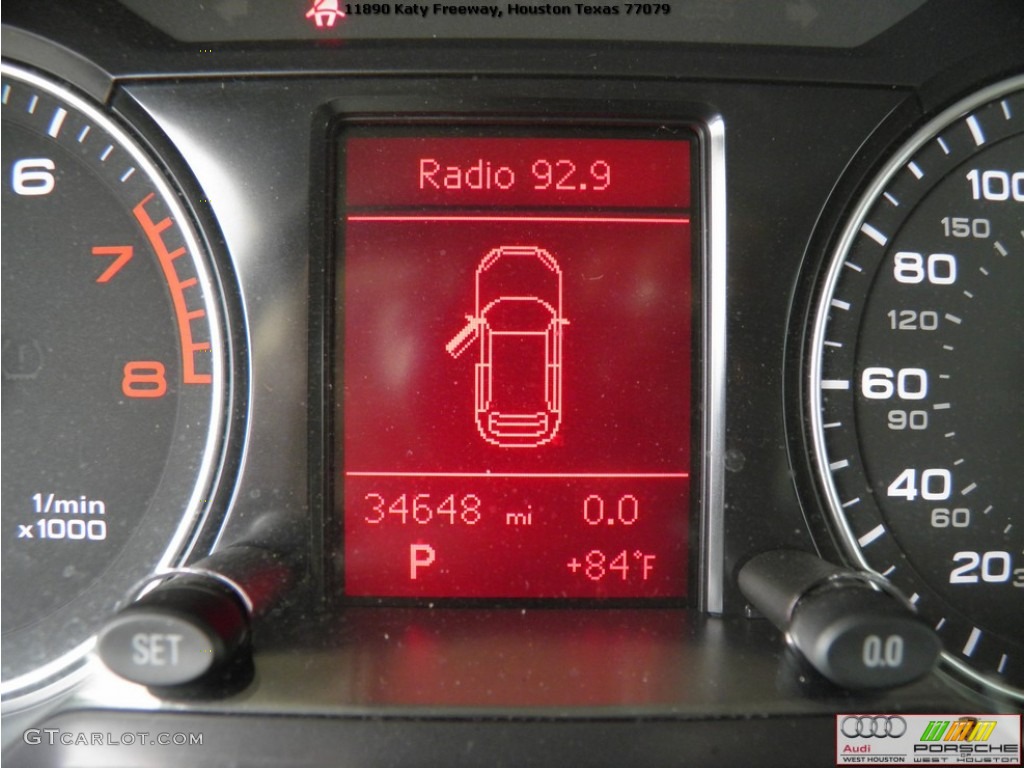 2009 Q5 3.2 Premium Plus quattro - Deep Sea Blue Pearl Effect / Light Gray photo #11