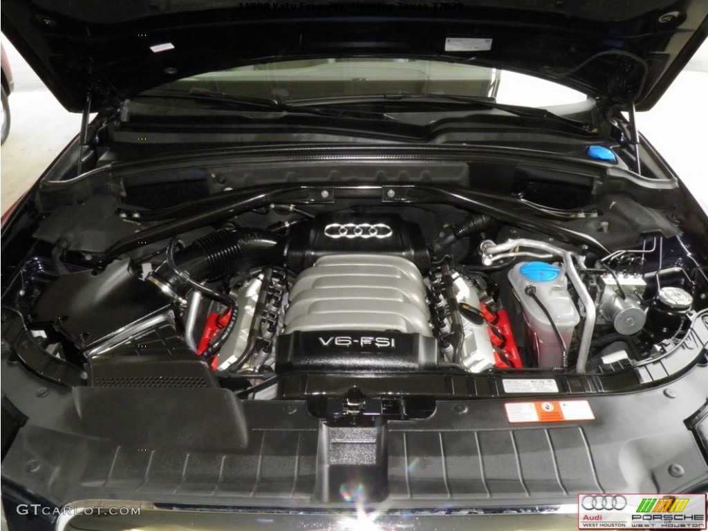 2009 Q5 3.2 Premium Plus quattro - Deep Sea Blue Pearl Effect / Light Gray photo #16