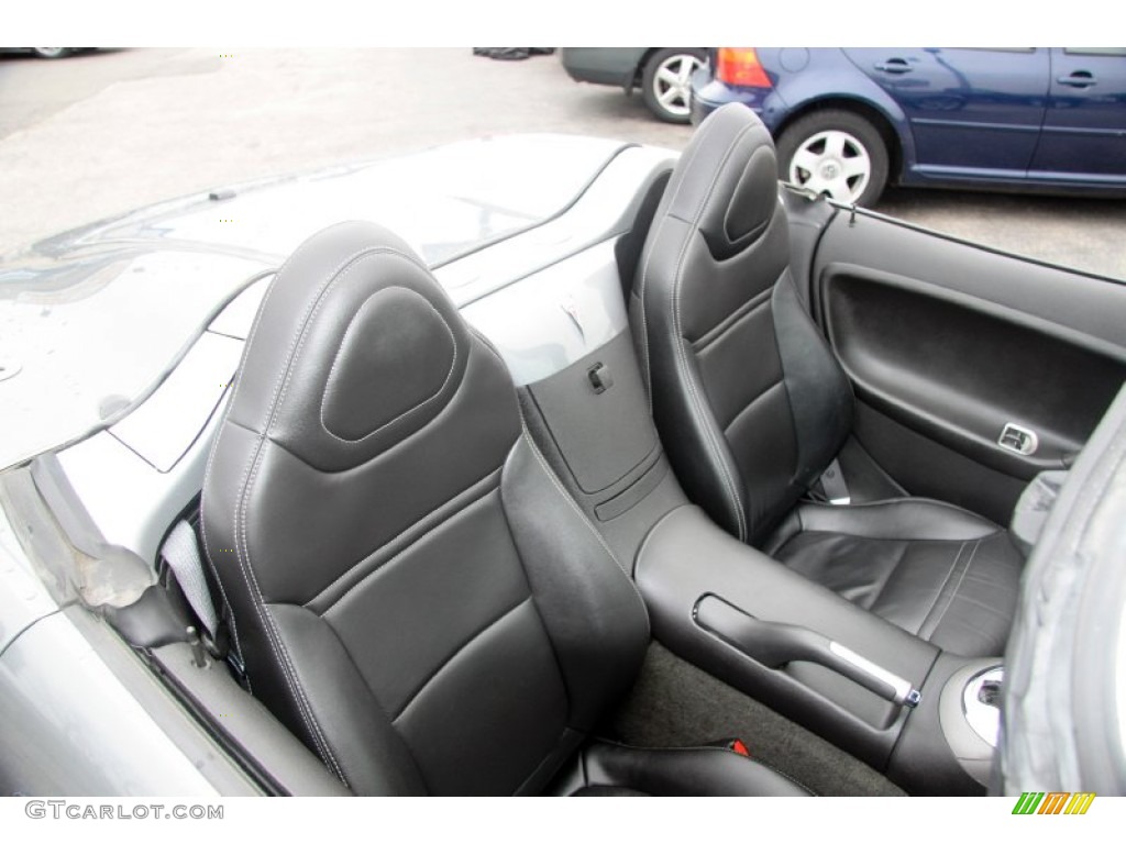 Ebony Interior 2007 Pontiac Solstice Roadster Photo #61860198