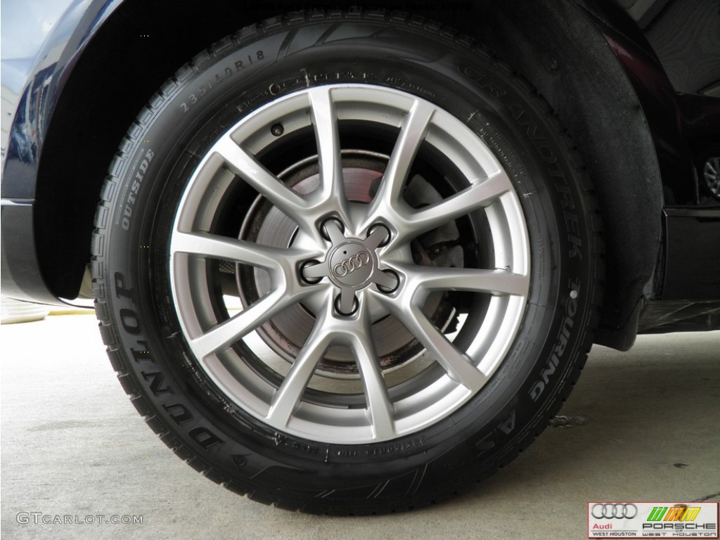 2009 Q5 3.2 Premium Plus quattro - Deep Sea Blue Pearl Effect / Light Gray photo #32