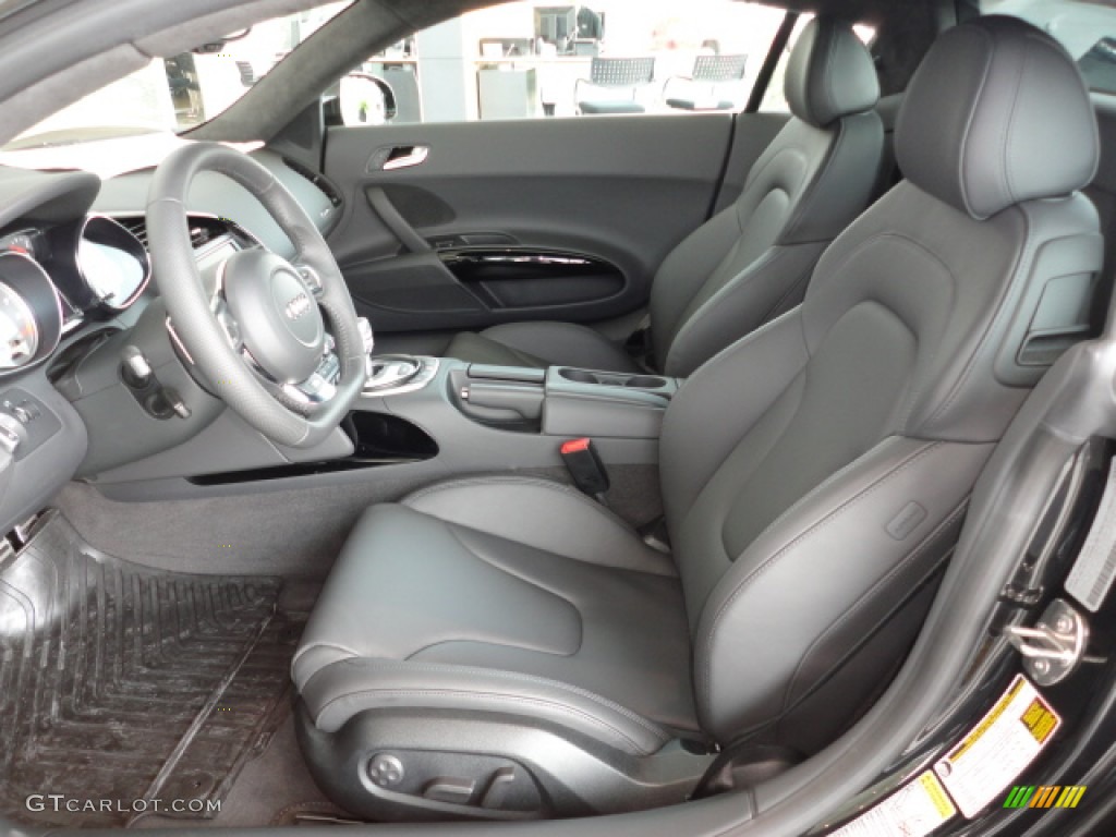 Black Interior 2012 Audi R8 4.2 FSI quattro Photo #61860365