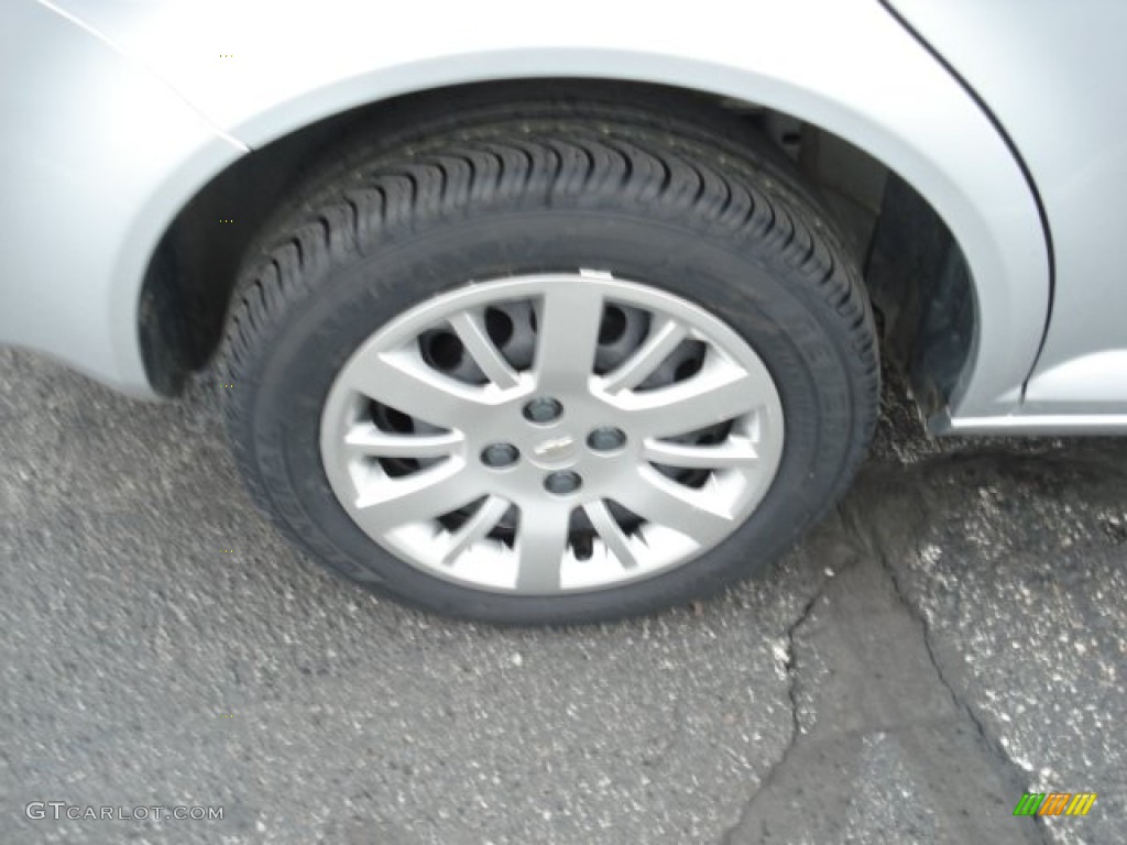 2009 Cobalt LS Sedan - Silver Ice Metallic / Gray photo #9