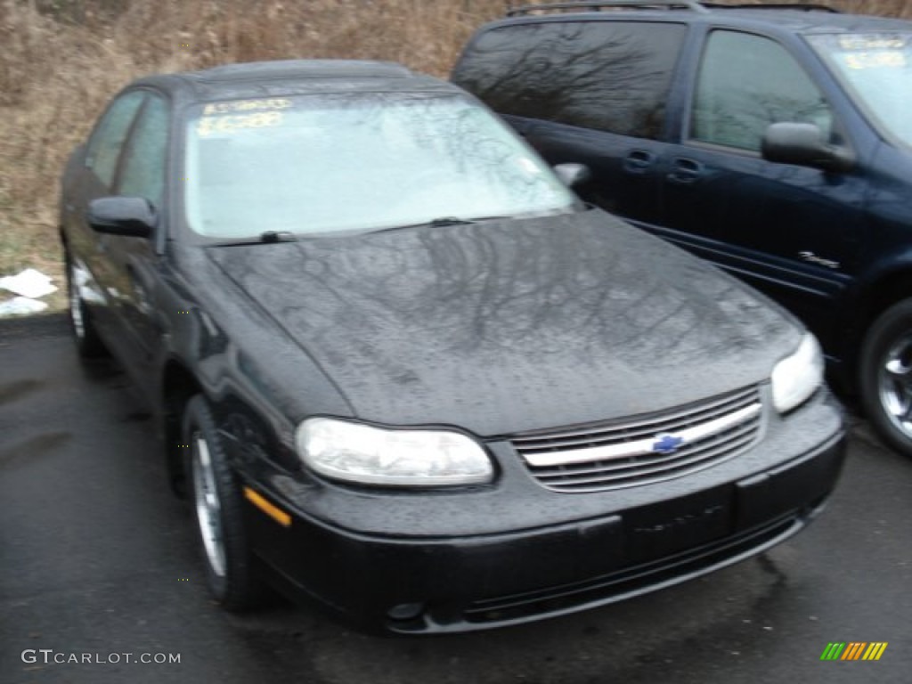 2003 Malibu LS Sedan - Black / Gray photo #3