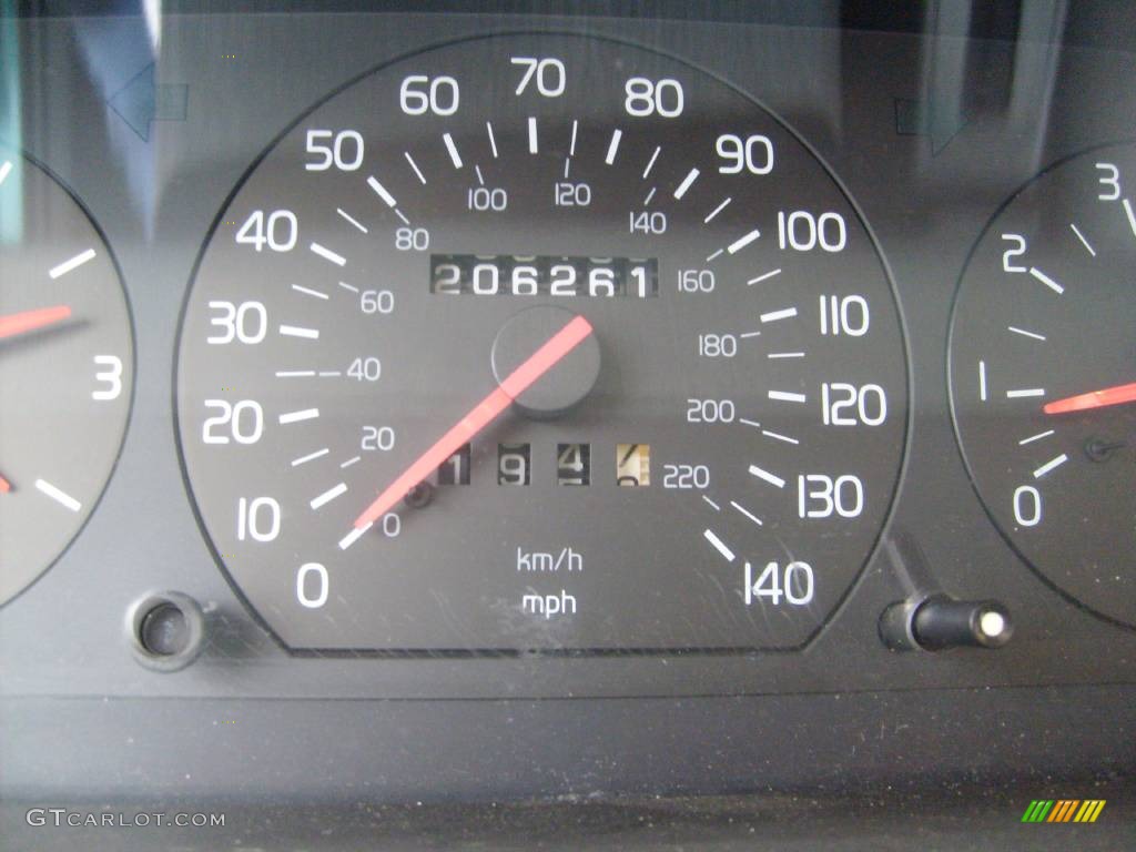 1994 940 Turbo Sedan - Blue Green Metallic / Tan photo #13