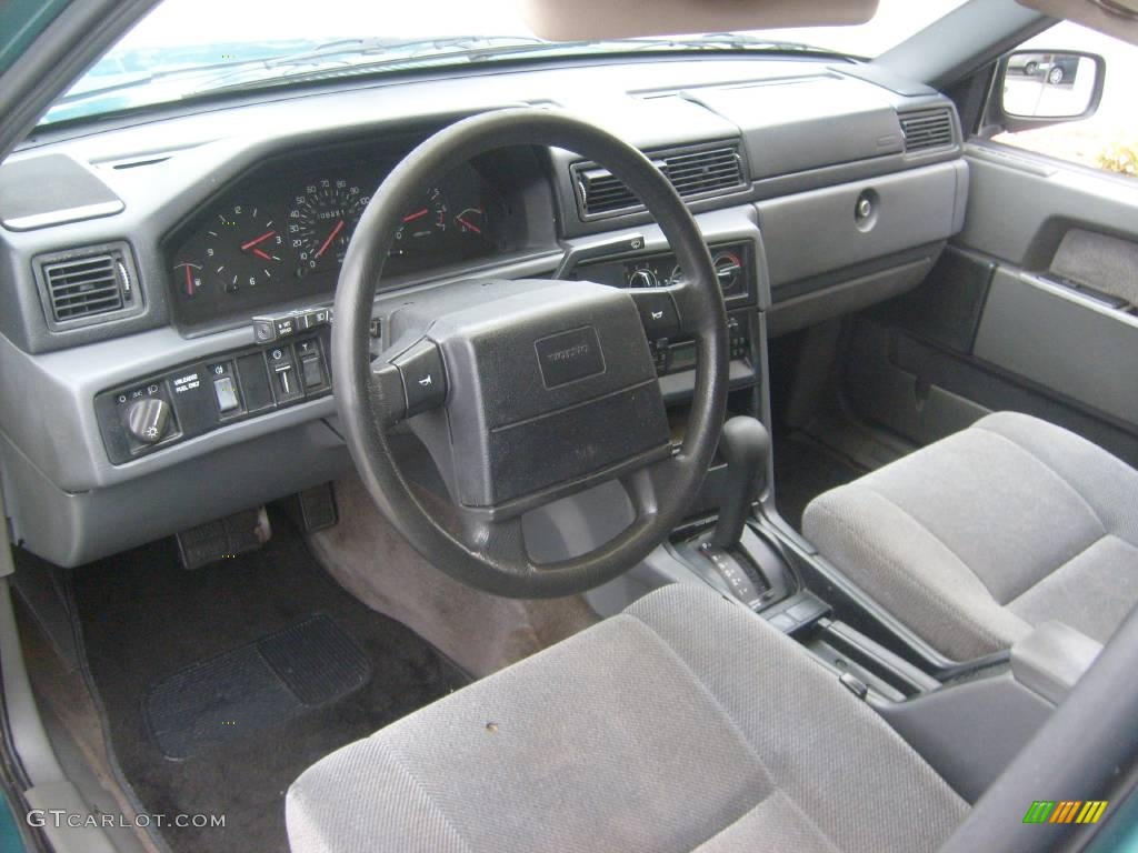 1994 940 Turbo Sedan - Blue Green Metallic / Tan photo #14