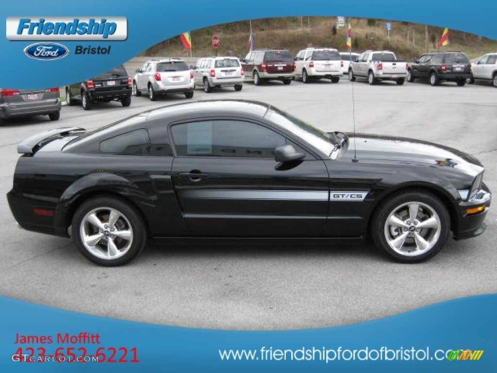 2009 Mustang GT/CS California Special Coupe - Black / Black/Dove photo #5