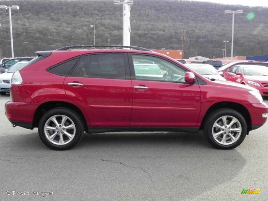 2009 RX 350 AWD - Matador Red Mica / Parchment photo #3