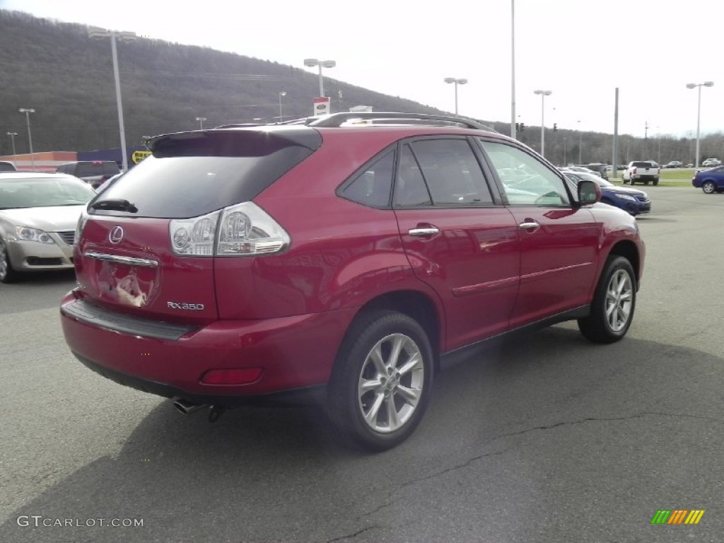 2009 RX 350 AWD - Matador Red Mica / Parchment photo #22