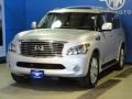 2011 Liquid Platinum Infiniti QX 56 4WD  photo #3