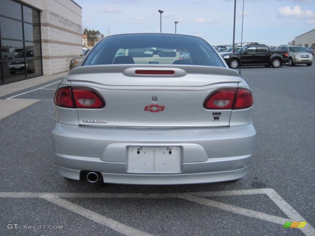 2002 Cavalier Z24 Sedan - Ultra Silver Metallic / Graphite photo #7