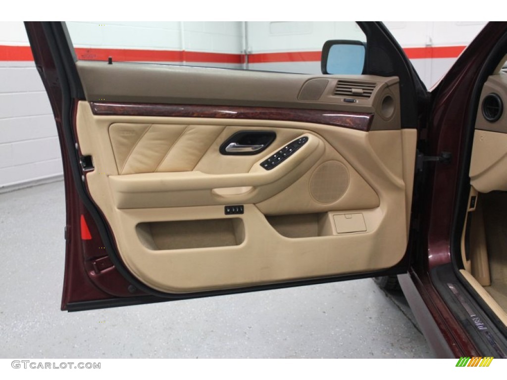 2000 BMW 5 Series 528i Sedan Sand Door Panel Photo #61870450