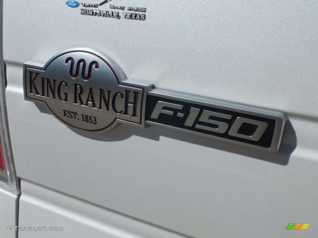 2012 F150 King Ranch SuperCrew 4x4 - White Platinum Metallic Tri-Coat / King Ranch Chaparral Leather photo #15