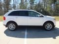2012 White Platinum Metallic Tri-Coat Ford Edge SEL EcoBoost  photo #2